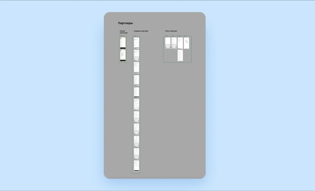 The final version of the "Partners" section
