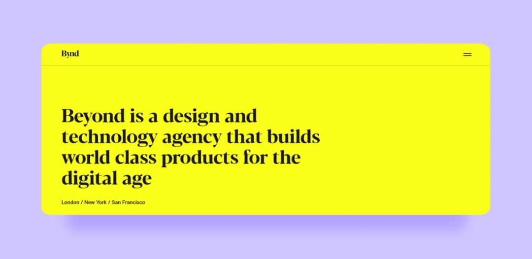 Top UX Agencies - Beyond