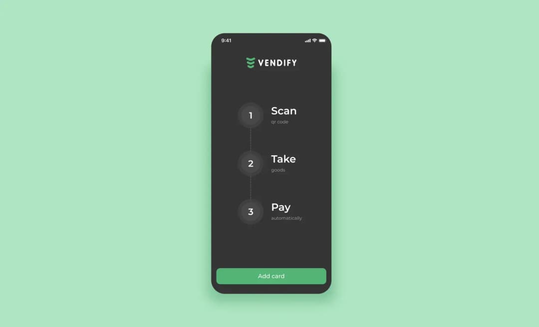 скриншот приложения Vendify от Purrweb