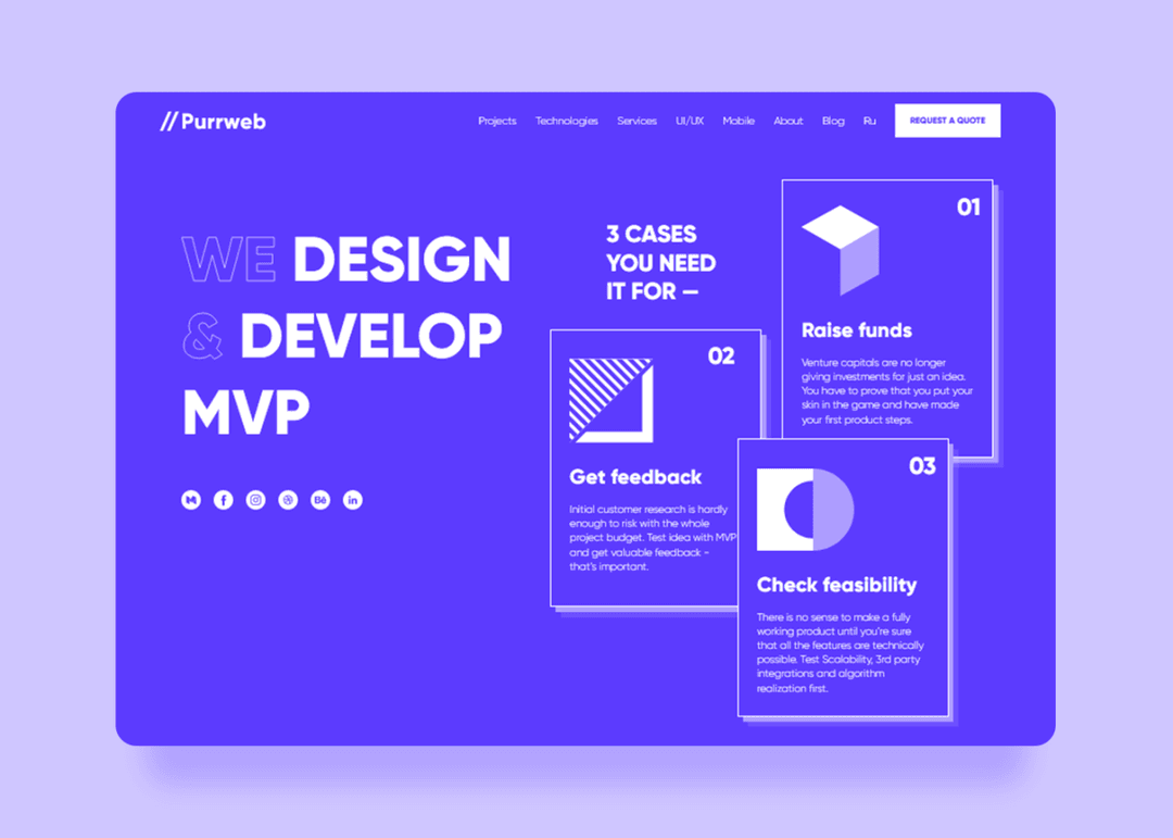 Purrweb main page