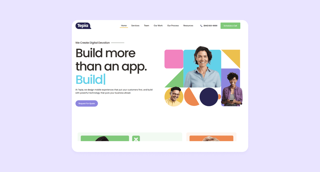 Tepia main page