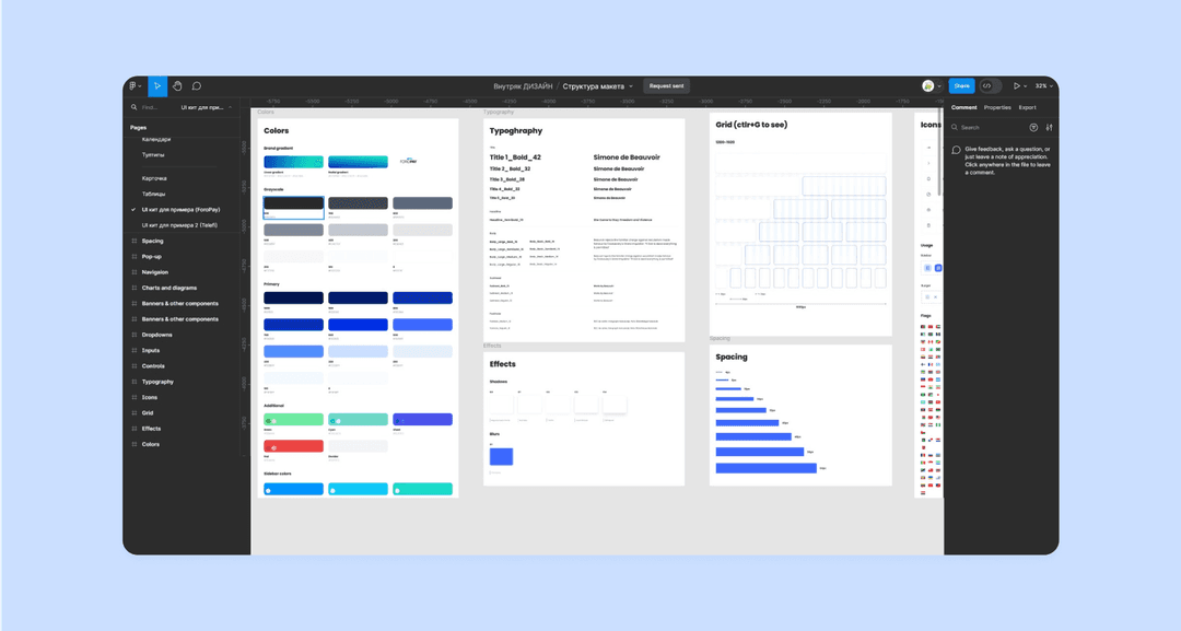 Пример UI kit’а