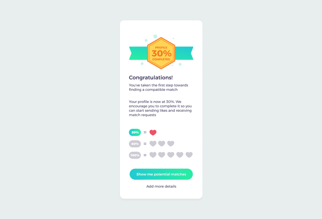 One of the onboarding screen in Trueflutter