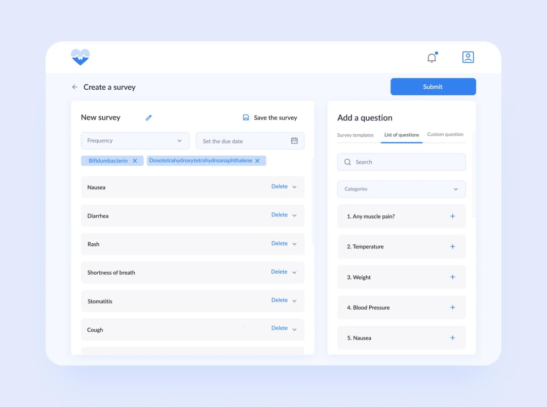 healthcare app design
