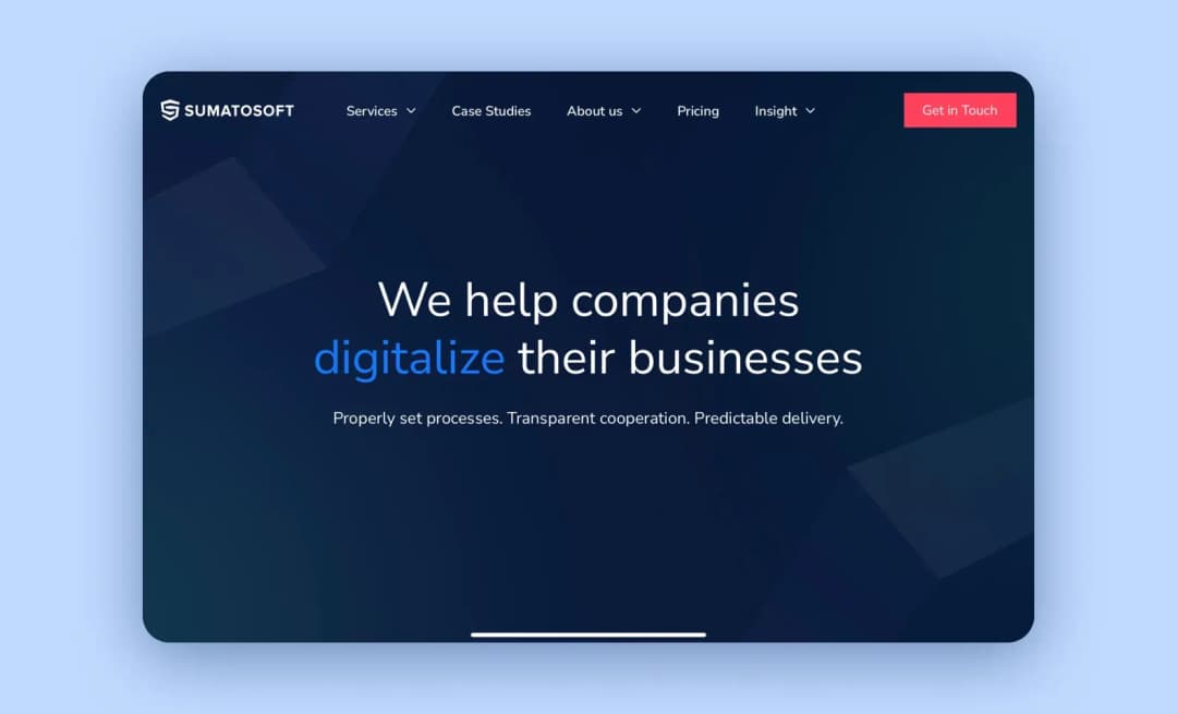 Аутсорсинговая компания SumatoSoft