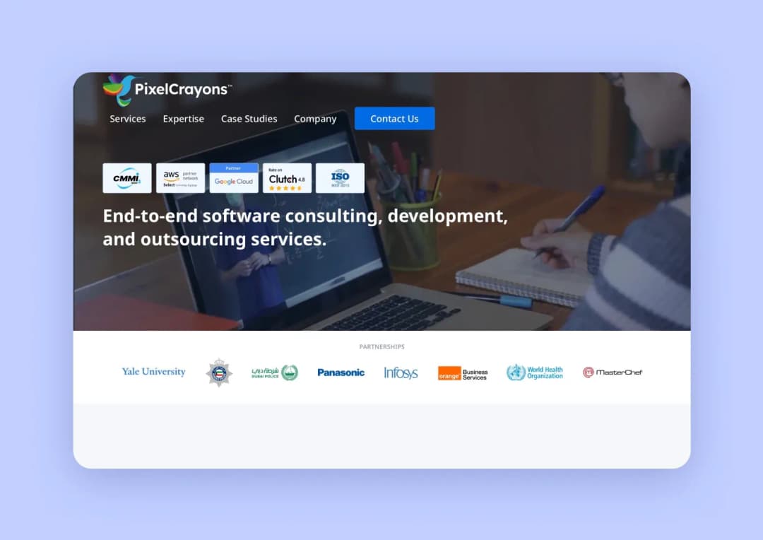 Аутсорсинговая компания PixelCrayons