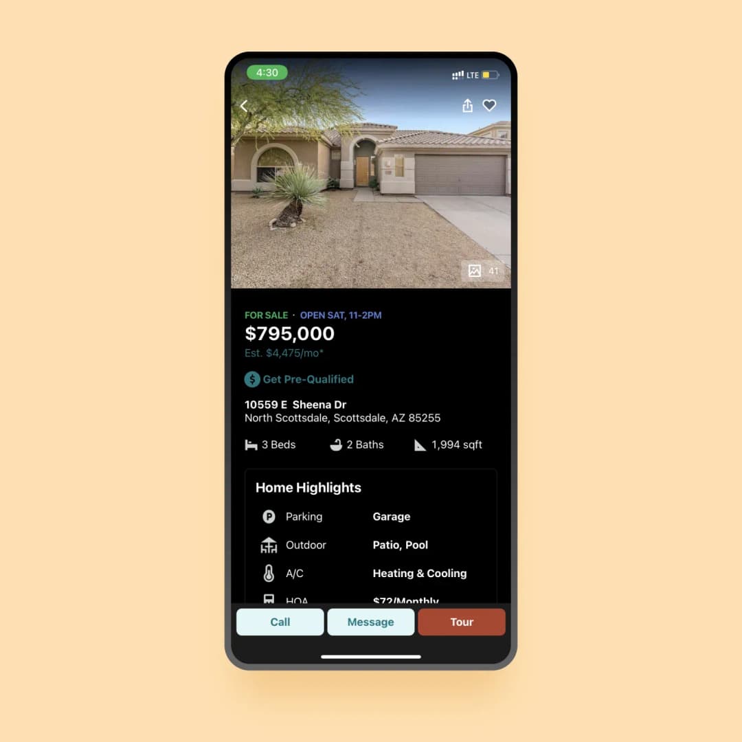 Trulia app screenshot