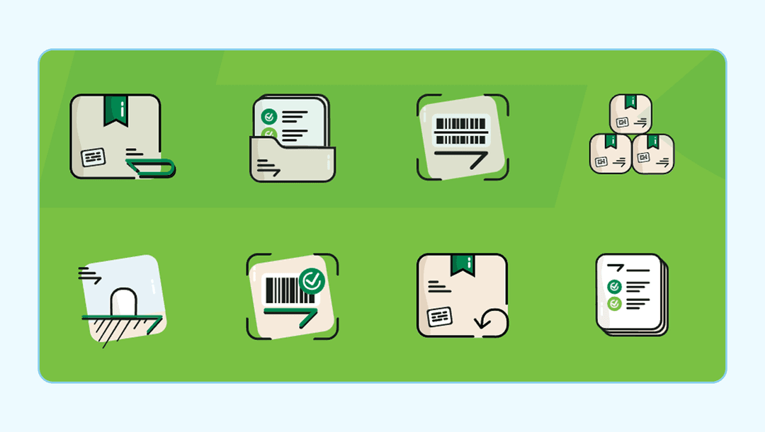 icons for a logistics operations app