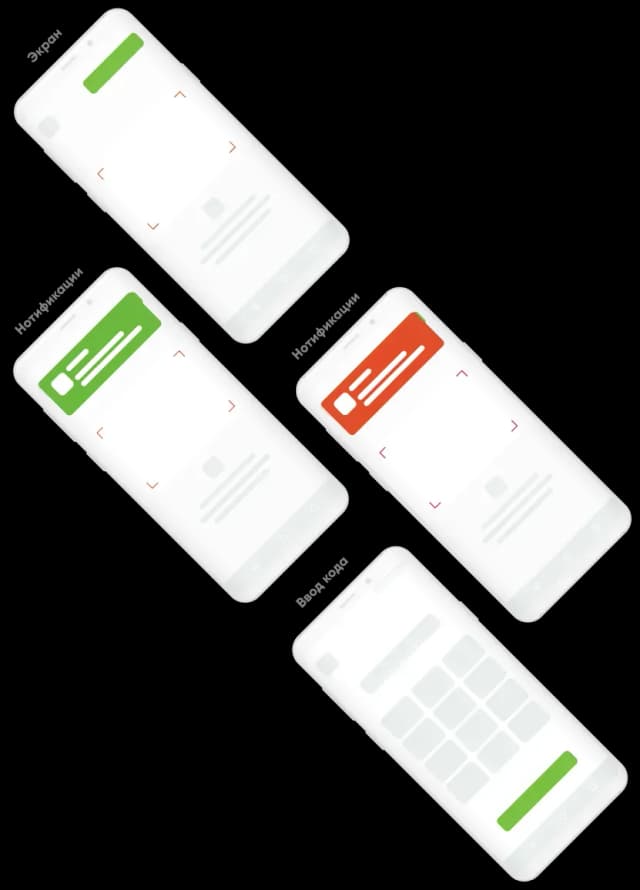 Mobile app interface design mockup