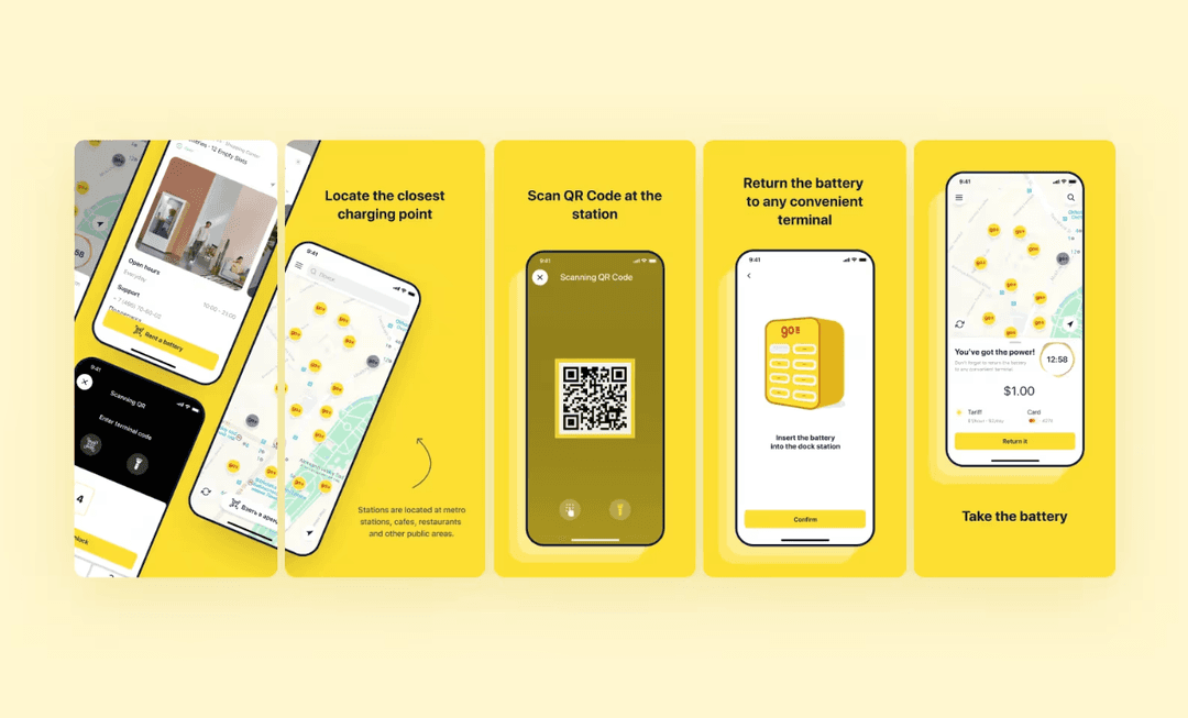 EnerGO app UI