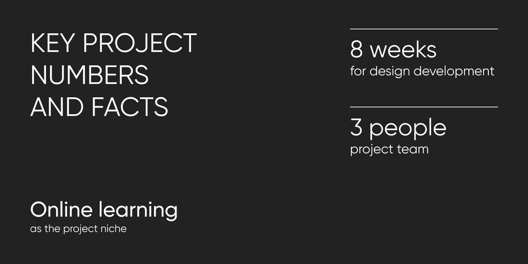 Key project numbers and facts