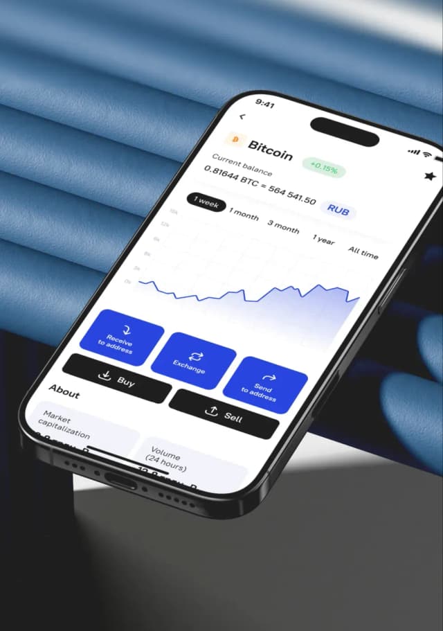 Mobile app cryptocurrency trading dashboard