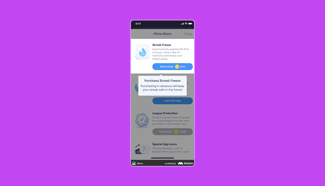 Gamification in Mimo