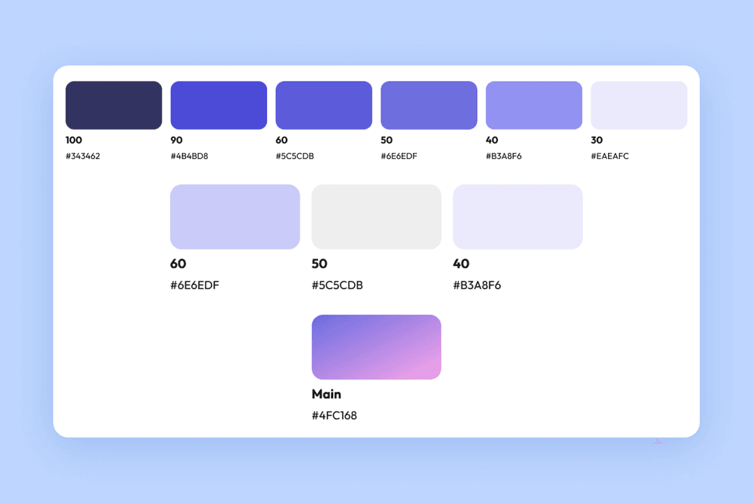 Color palette