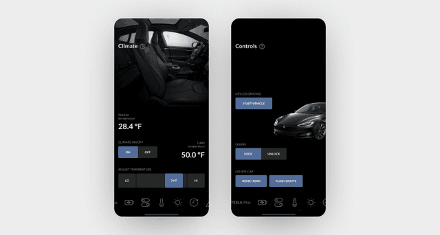 приложения на react native — tesla