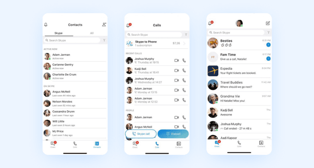 приложения на react native — Skype