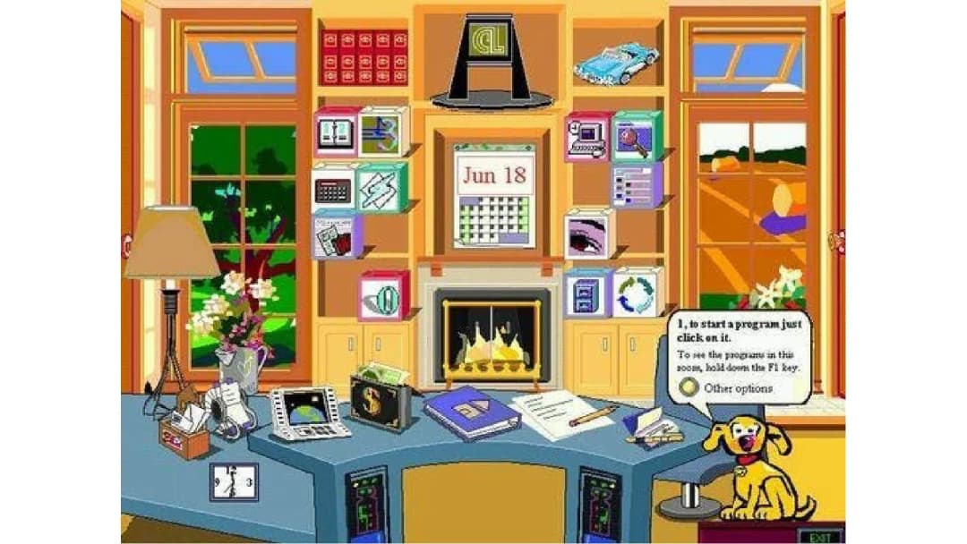 Интерфейс Microsoft Bob