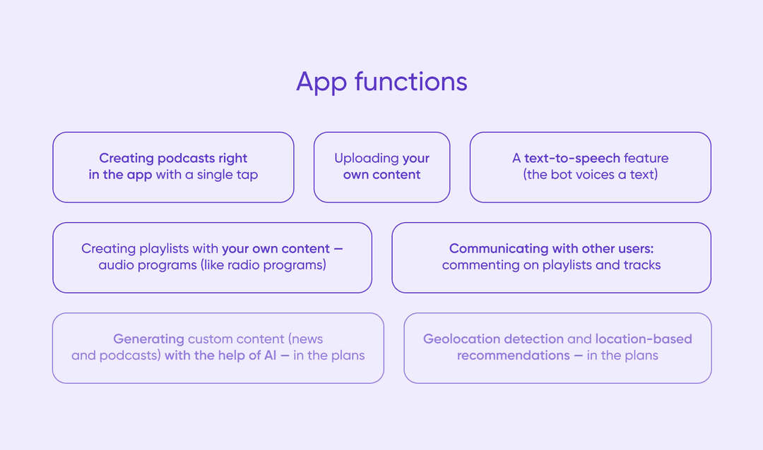 Voxtox features