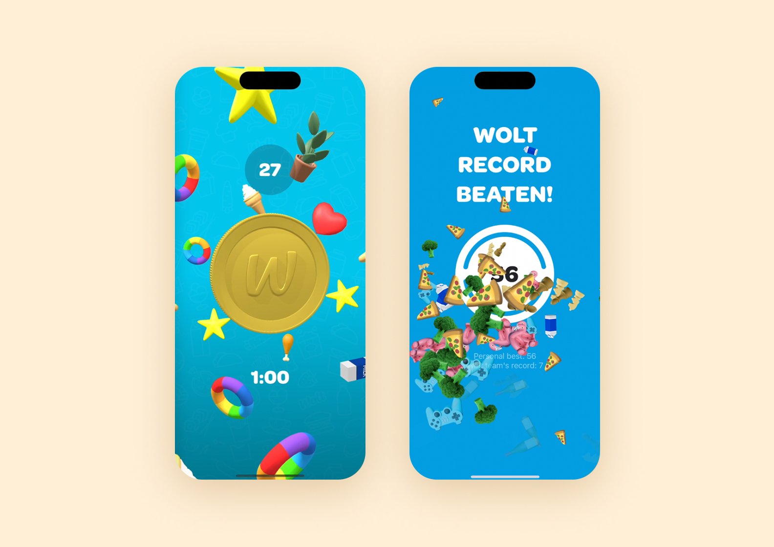 Wolt app screenshots