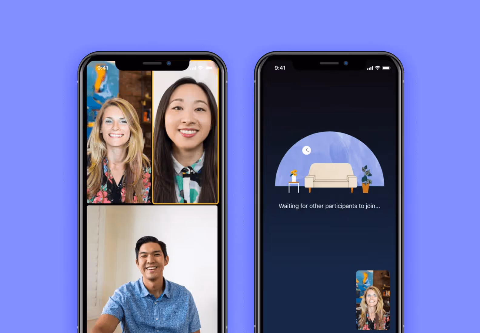 Telehealth app screenshot