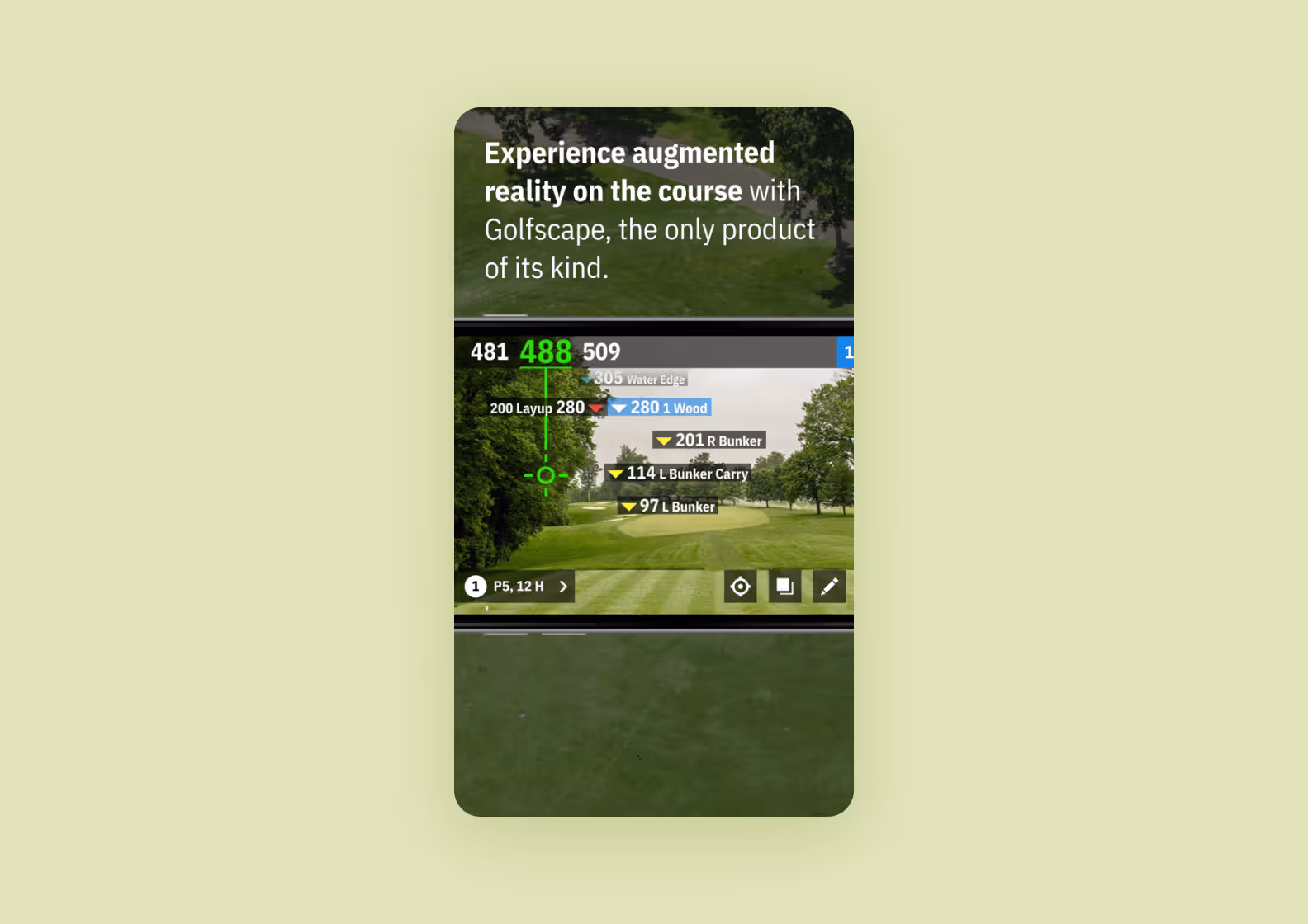 Скриншот приложения Golfshot Plus
