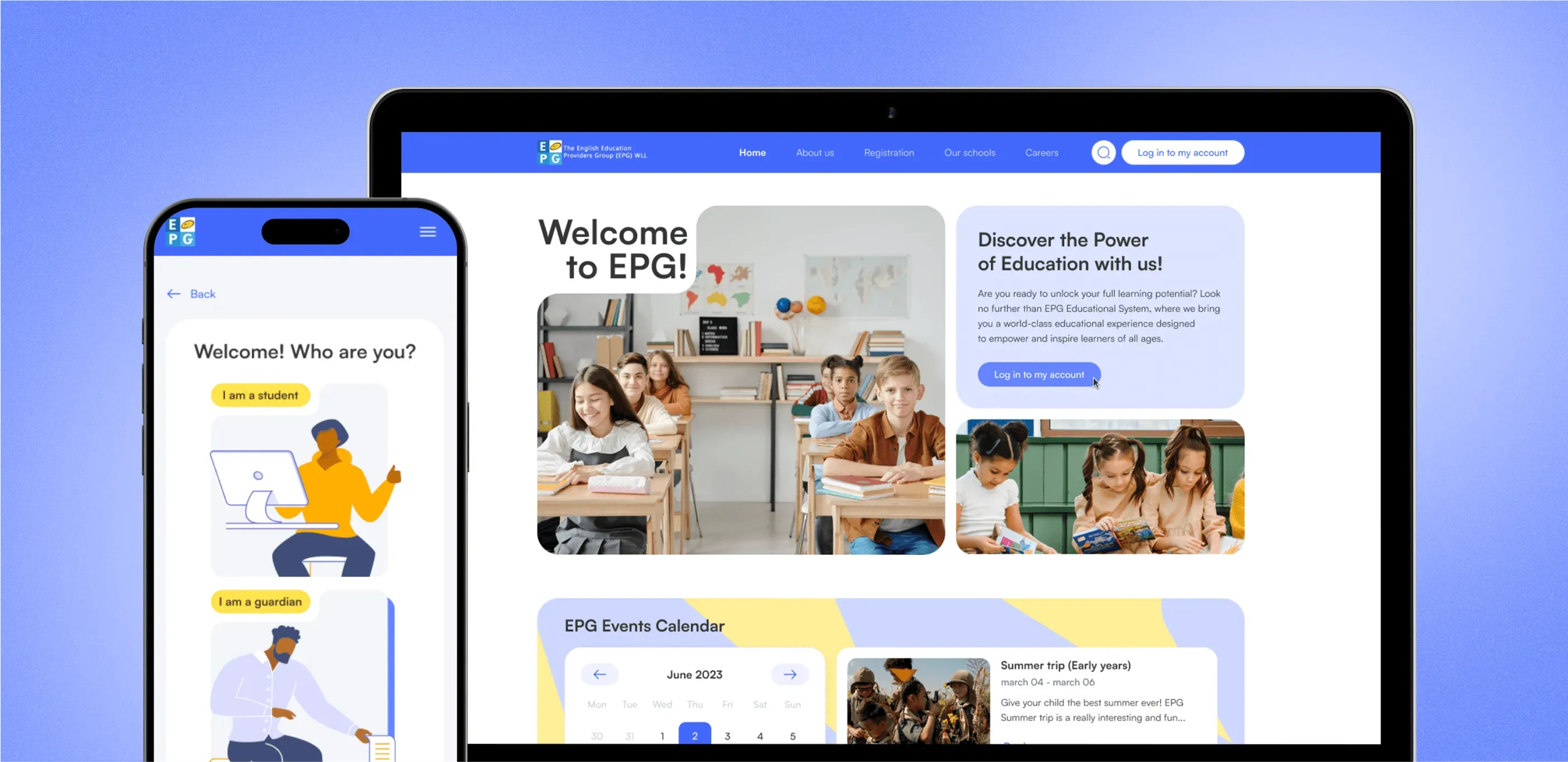 Built an ERP system for private schools in Kuwait and helped the client move away from third-party services