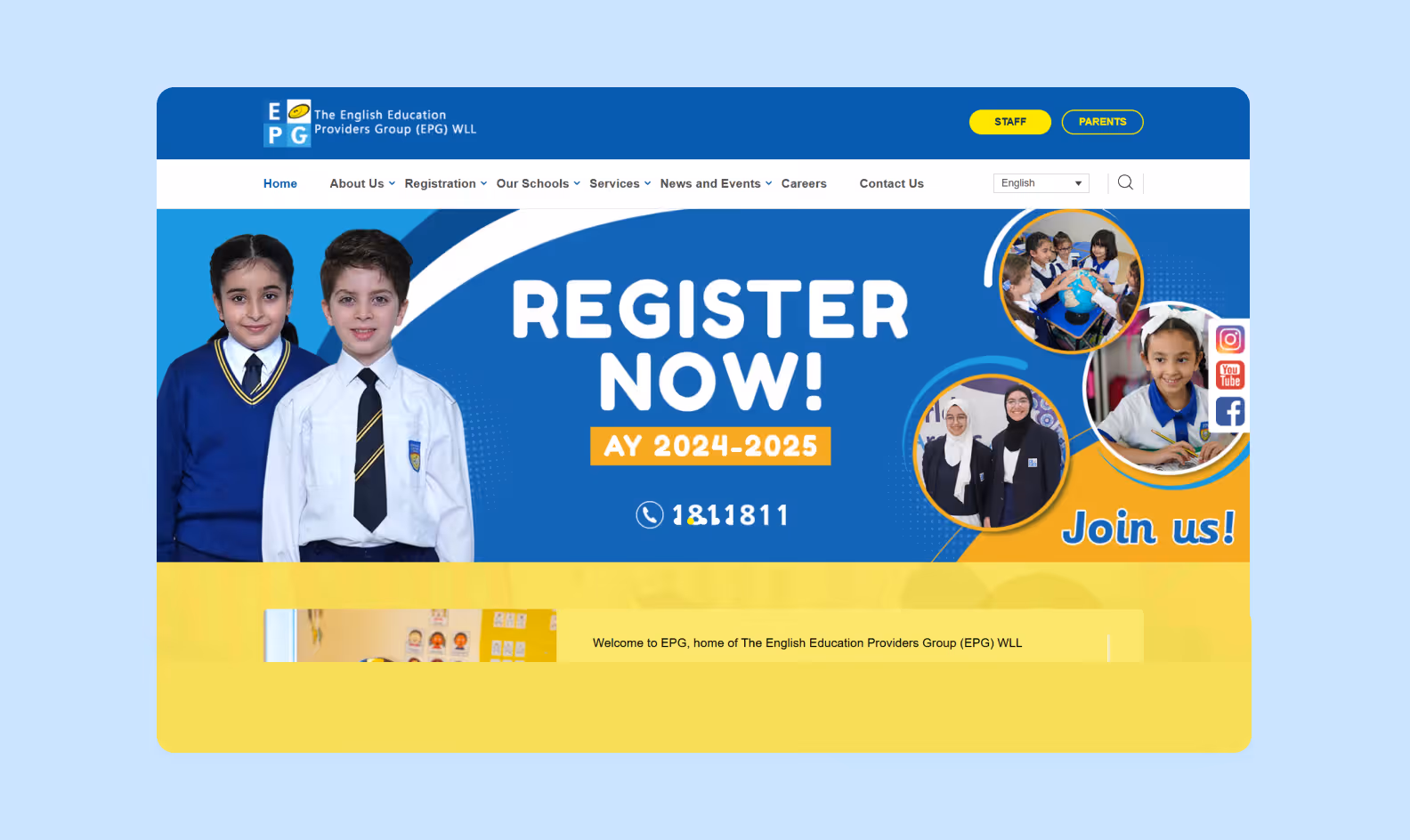 EPG website