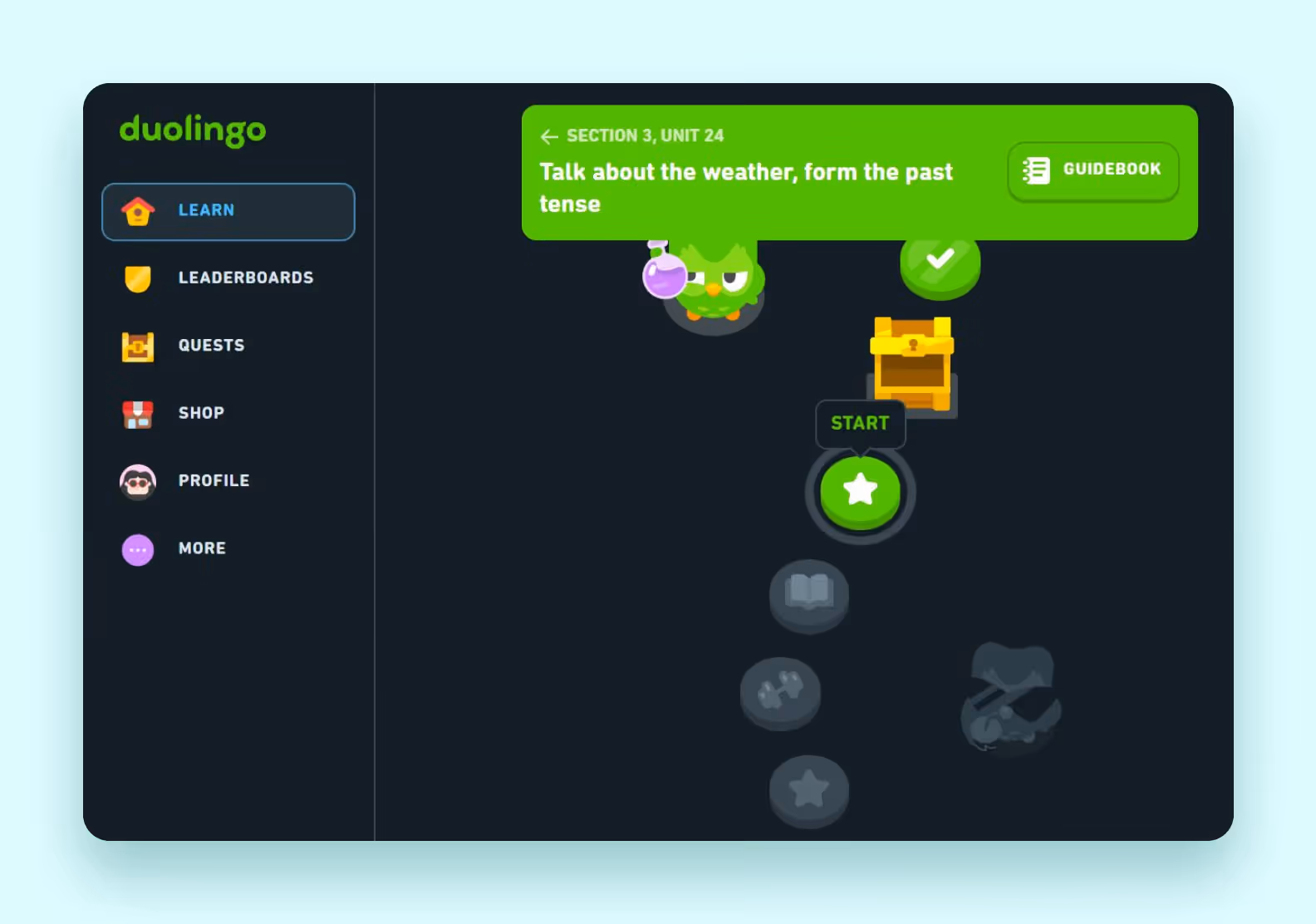 duolingo’s skill tree