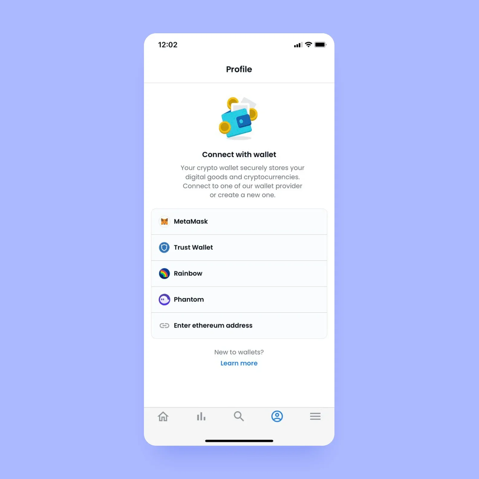 wallet support for NFTs