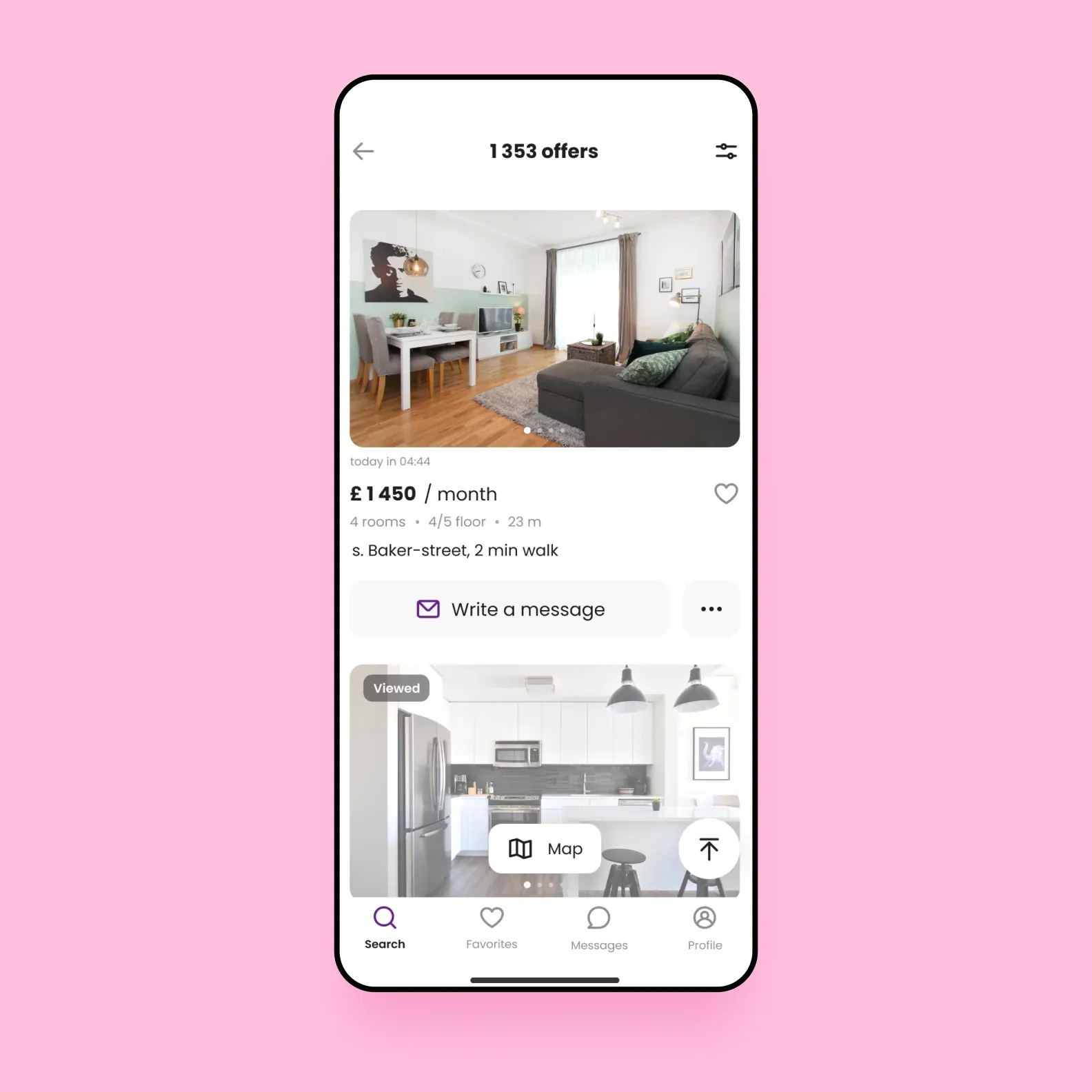 Post-a-room screenshot