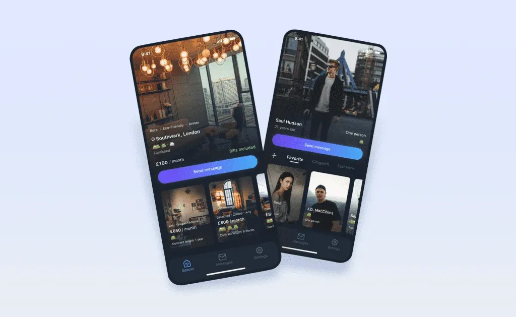 Pad app screenshots
