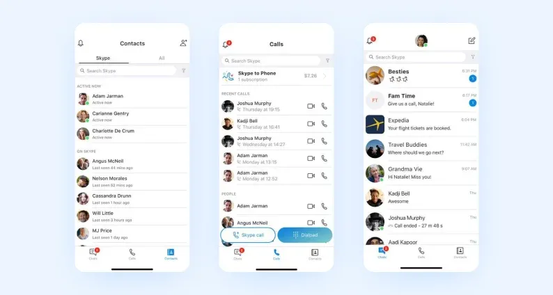 best react native apps — skype