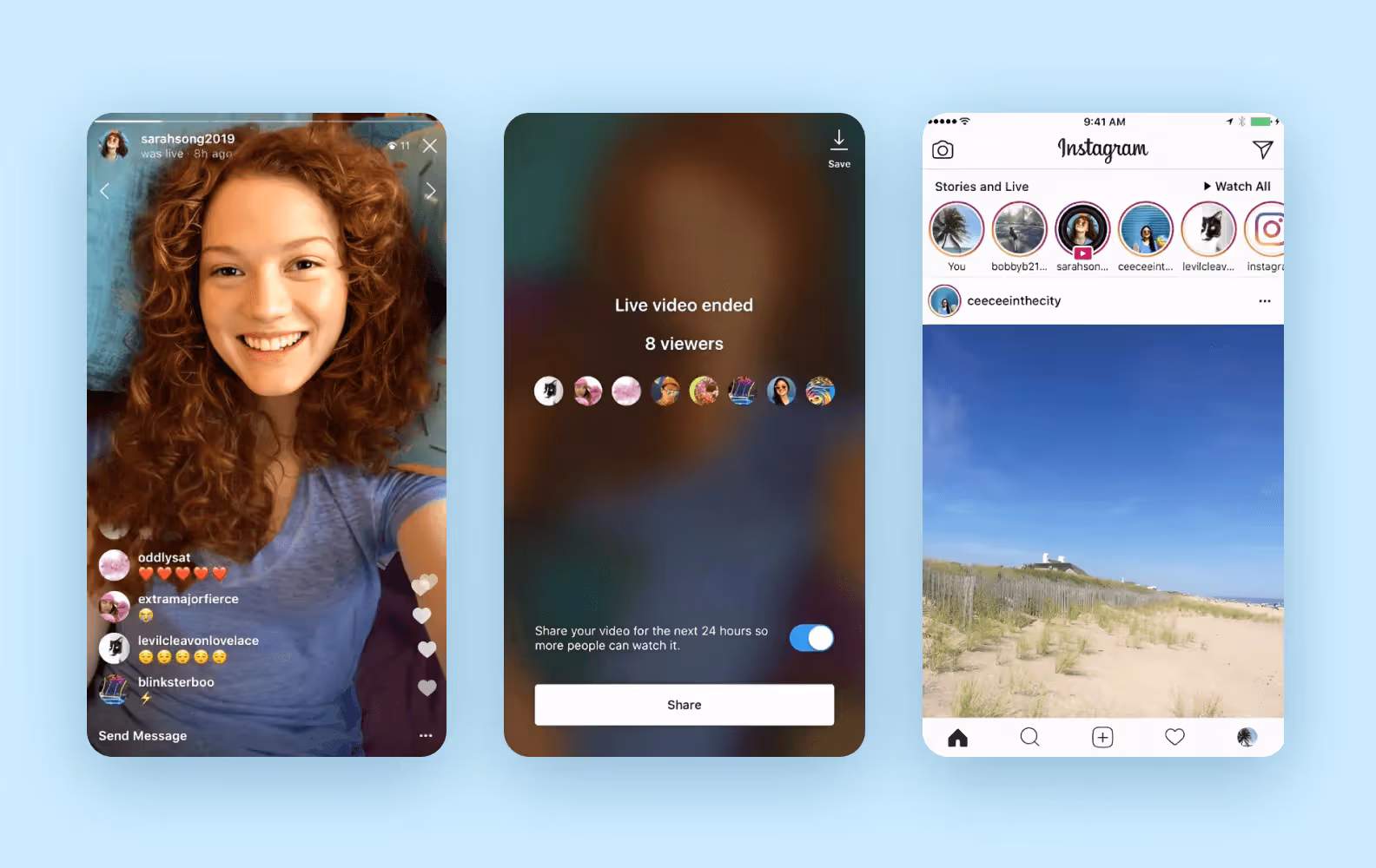 Live Story Replay