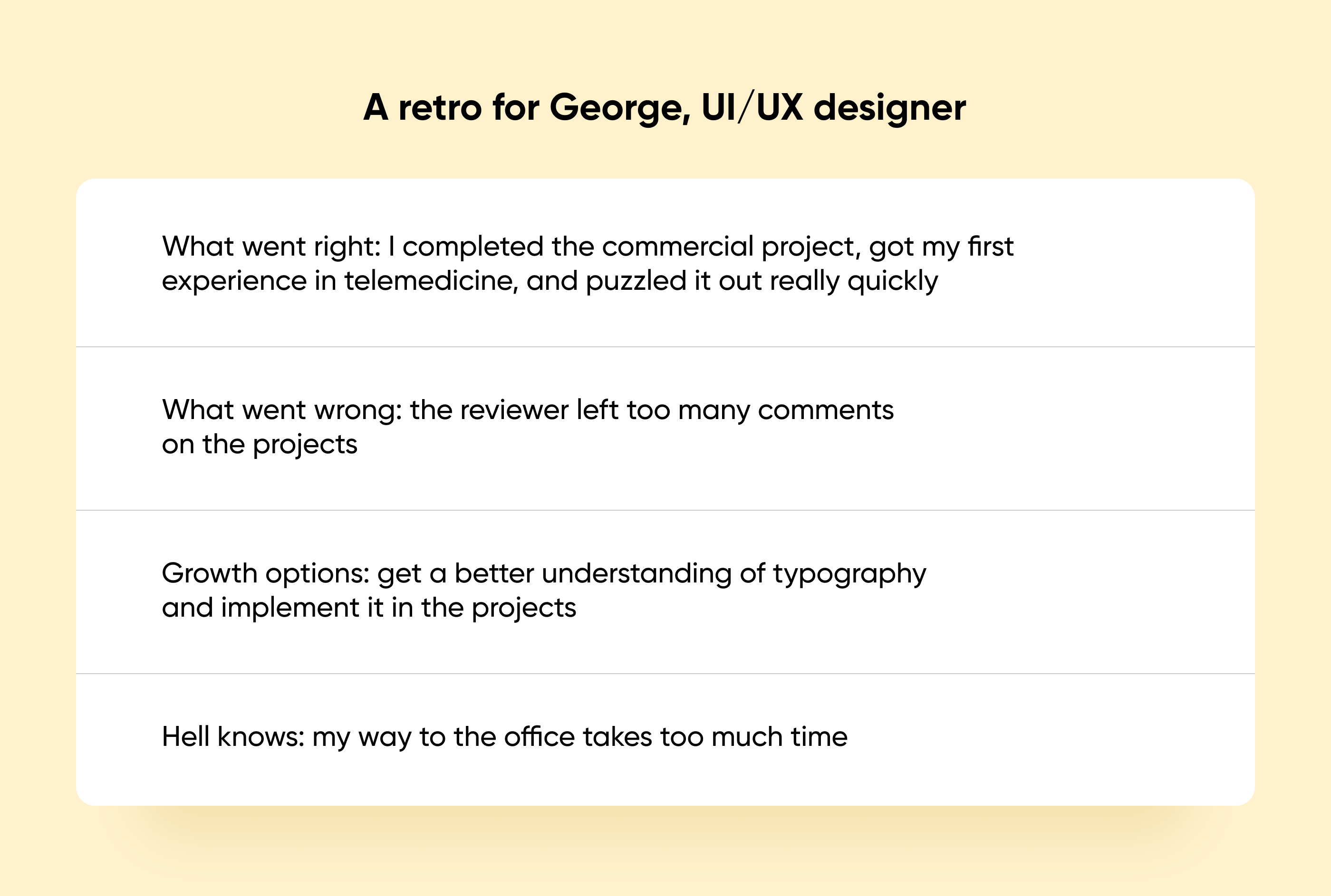 retro example