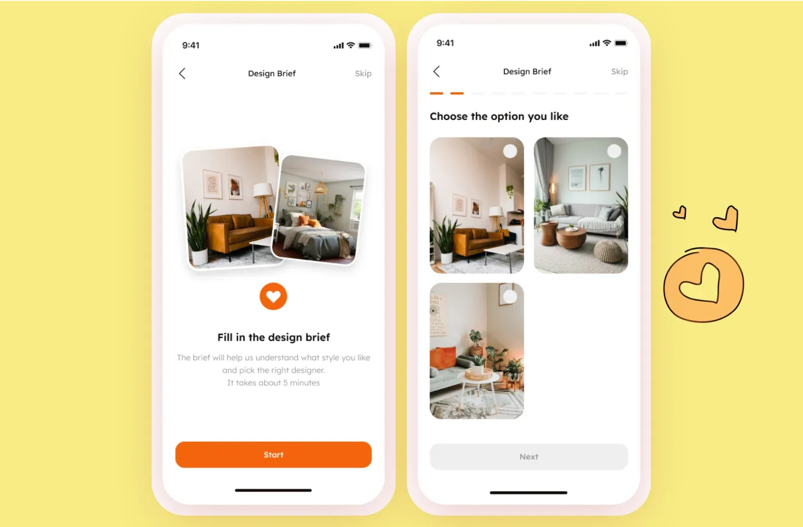 Design brief feature