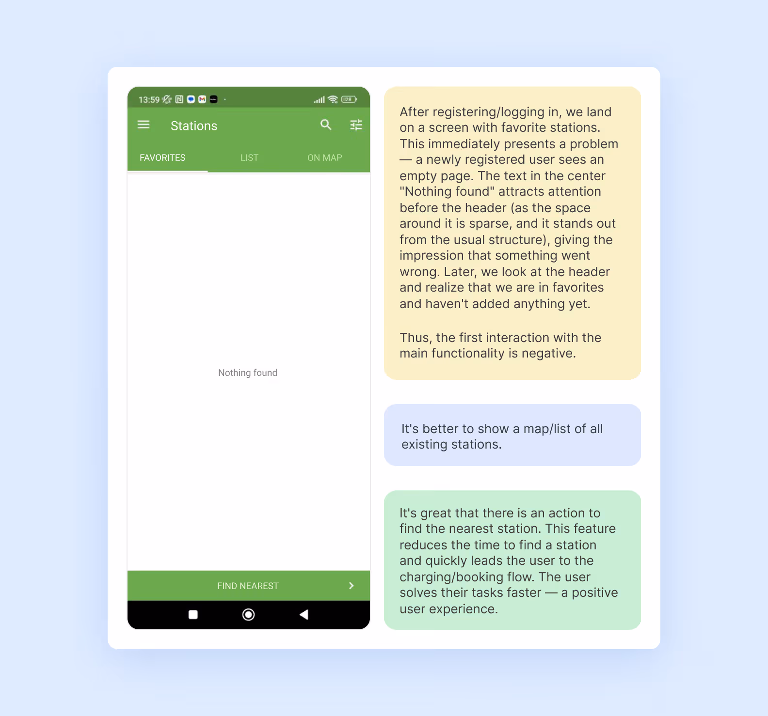 Why users shouldn't see an empty screen