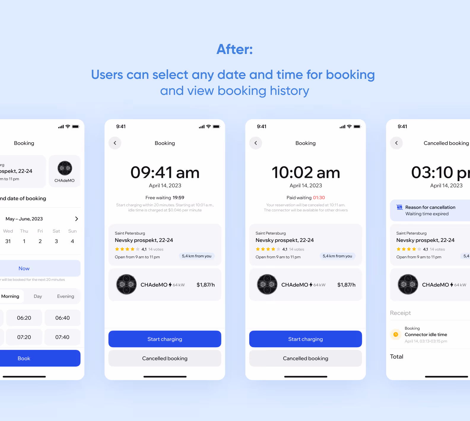 Booking: added new features