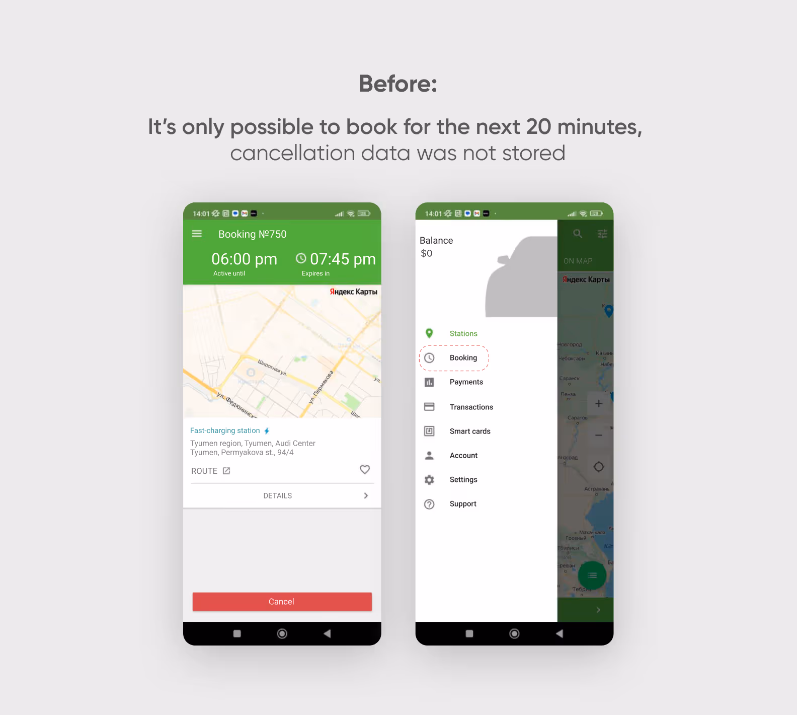 Booking: added new features
