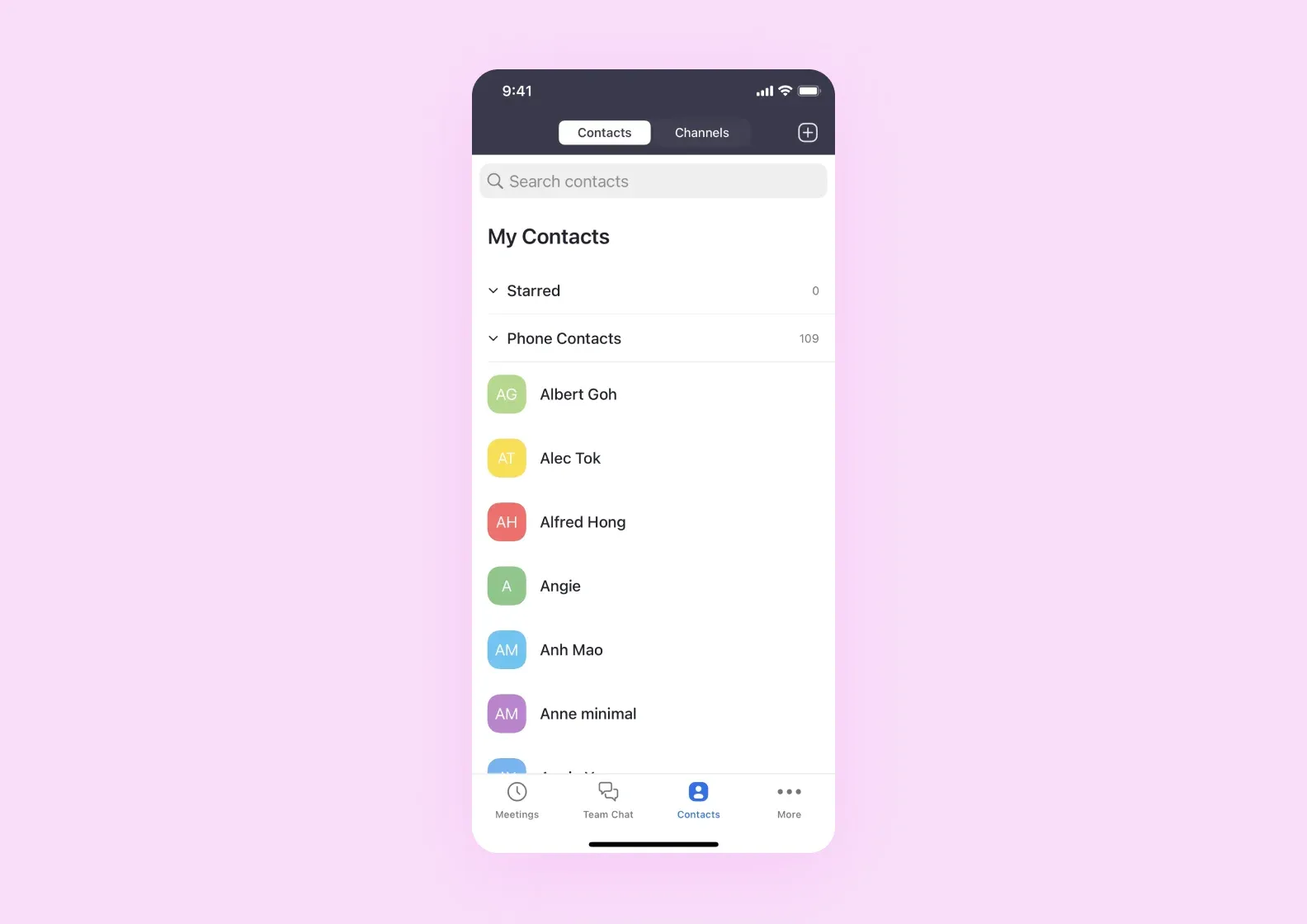 A screenshot of Zoom