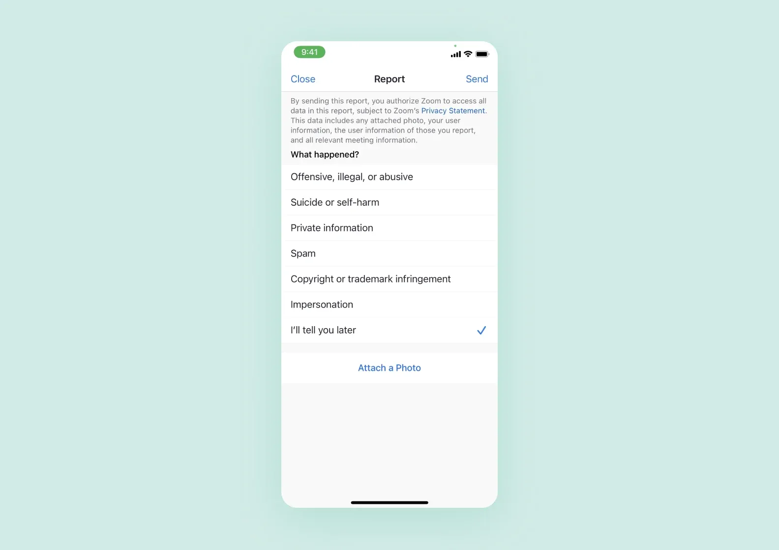 A screenshot of Telegram
