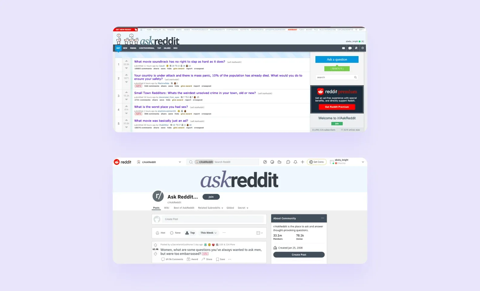 сделать приложение как Reddit