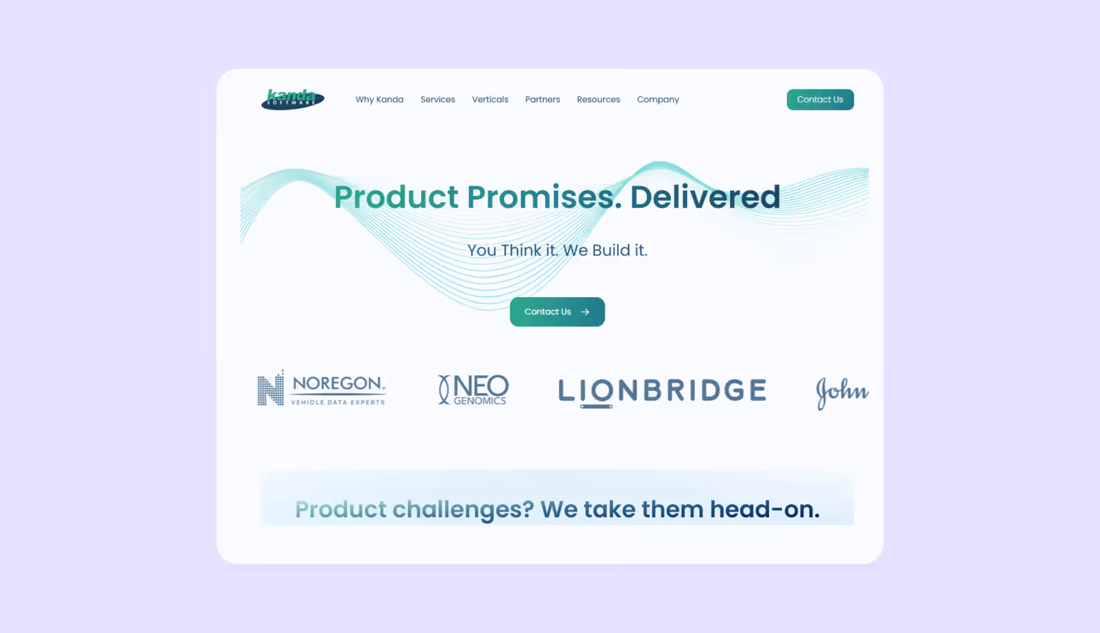 Kanda Software main page