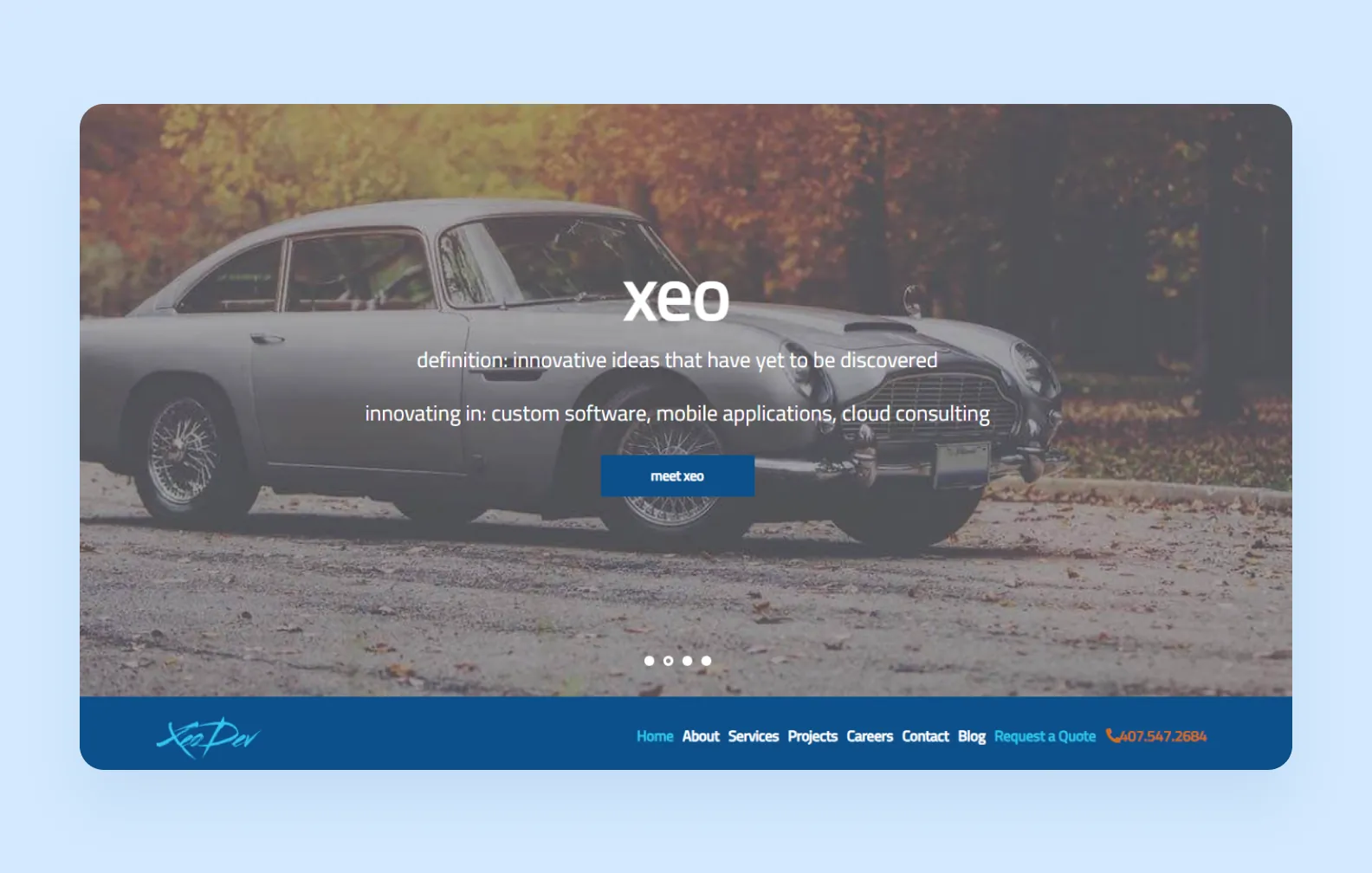 XeoDev main page