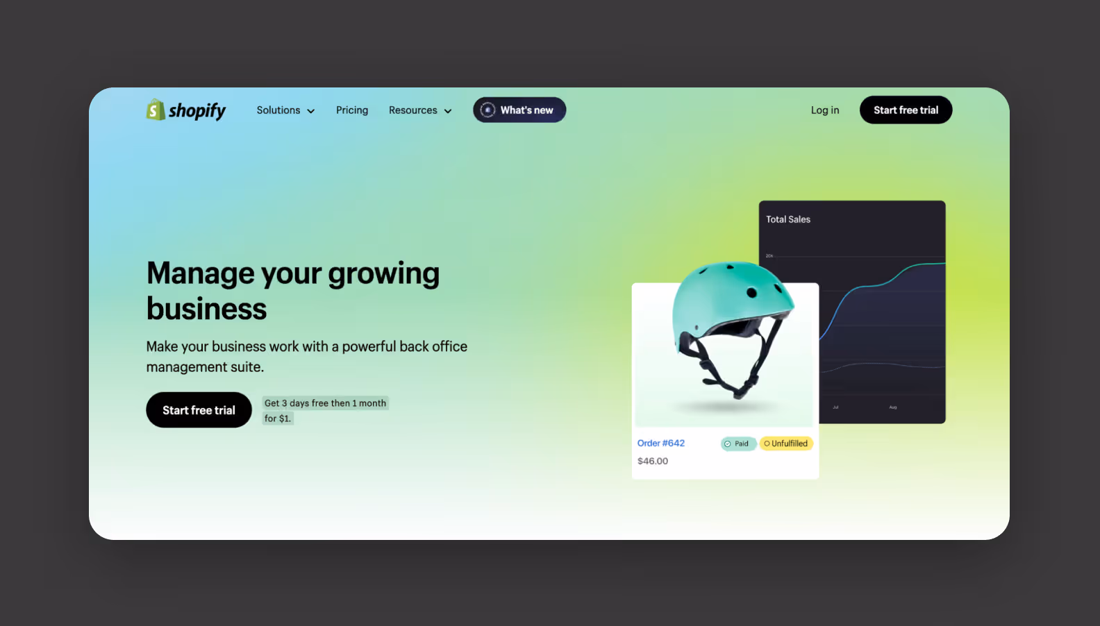 Shopify screenshot