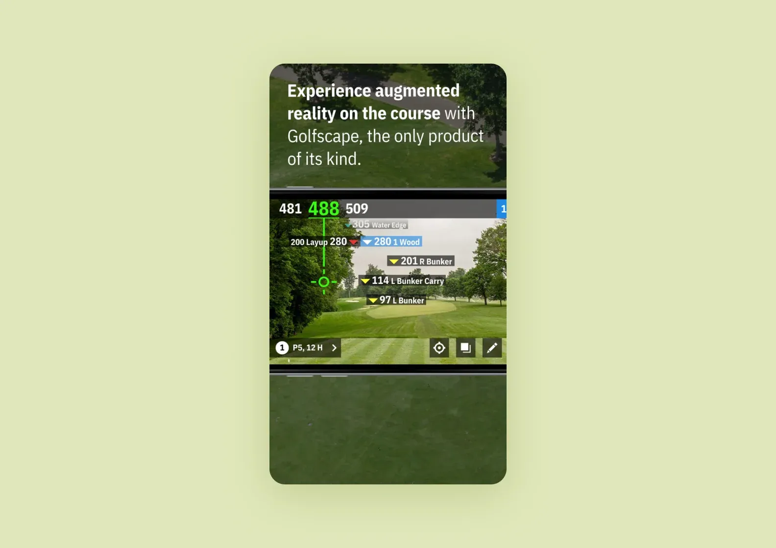 Golfshot Plus app screenshot