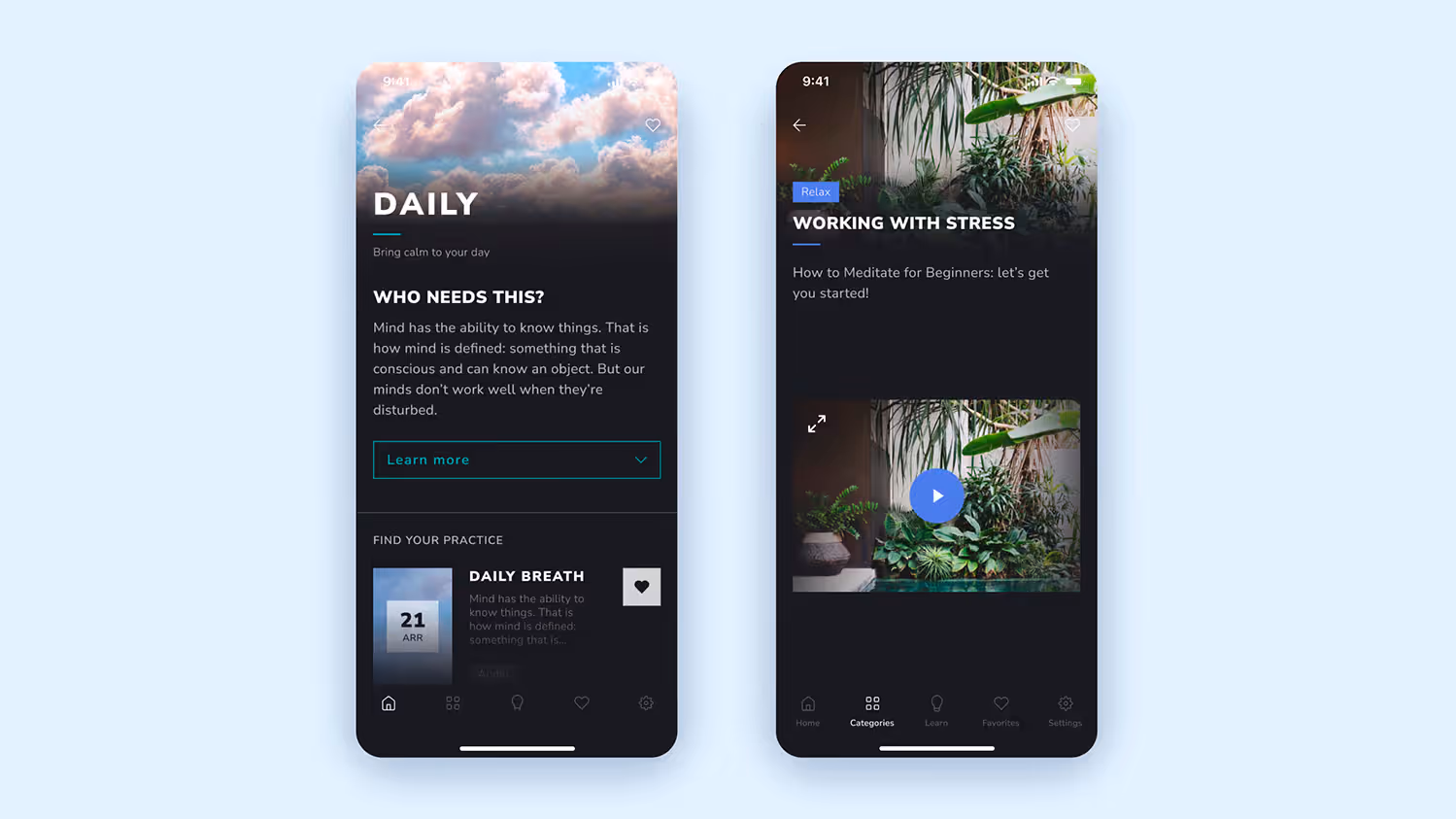 the Breath Method app, developed by Purrweb