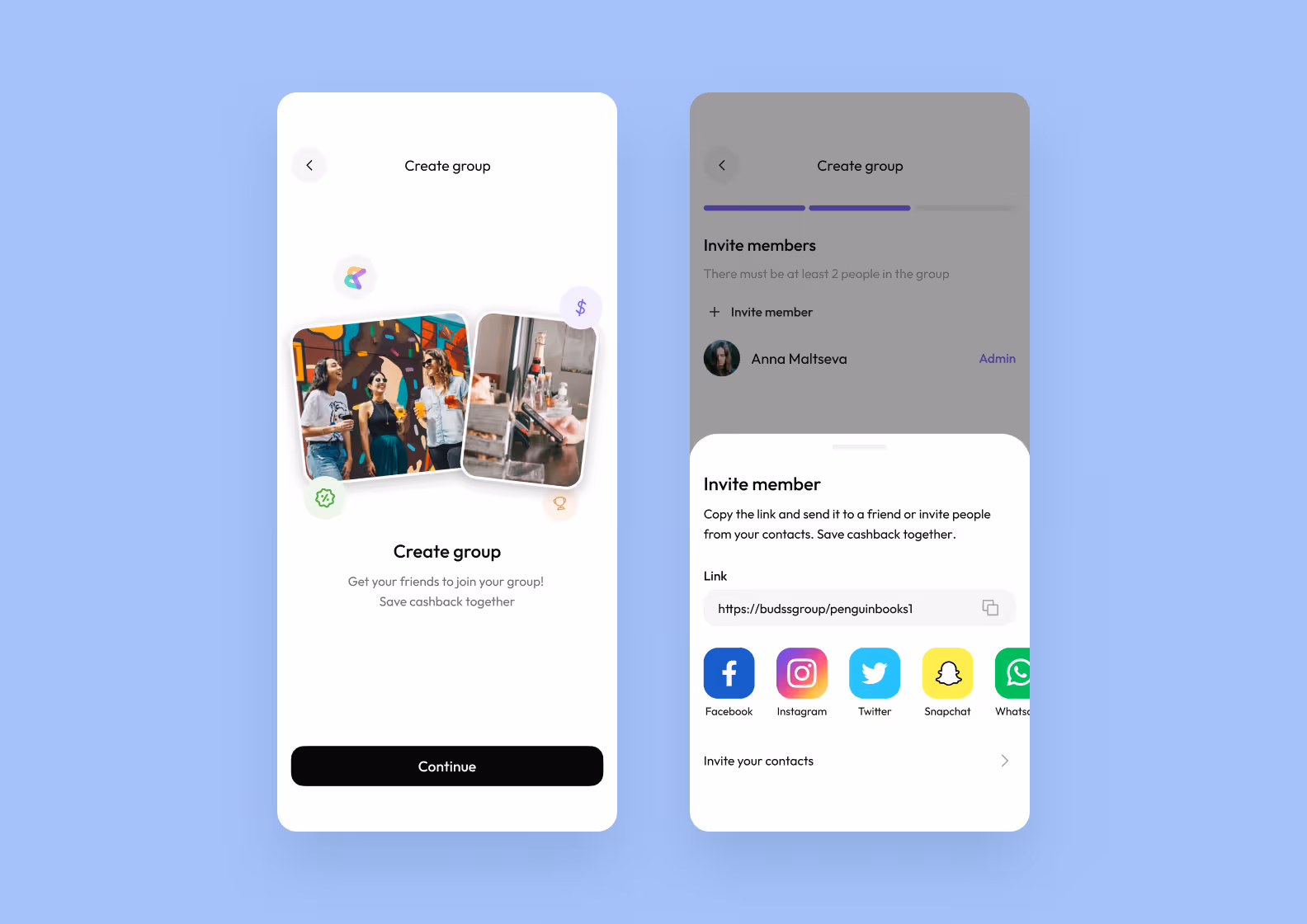 cashback app design