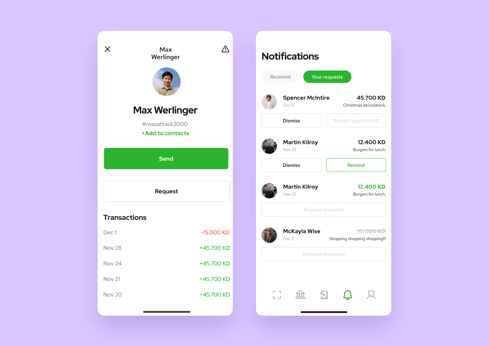 banking app design