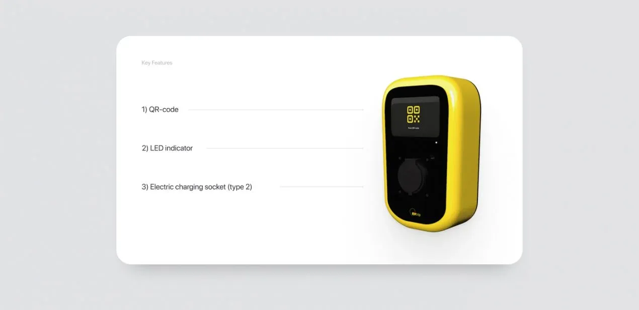 EVTrip charging station 3D model