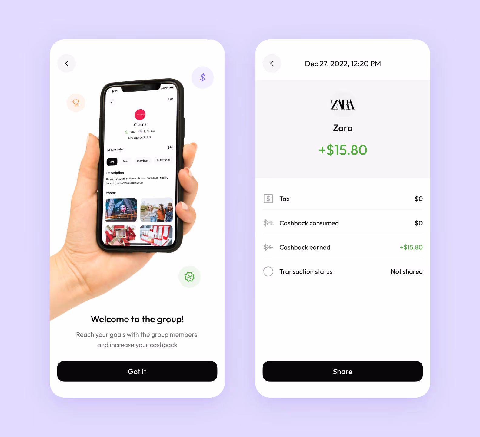 The app design